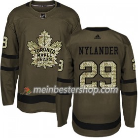 Toronto Maple Leafs William Nylander 29 Adidas 2017-2018 Camo Grün Trikot Authentic - Herren